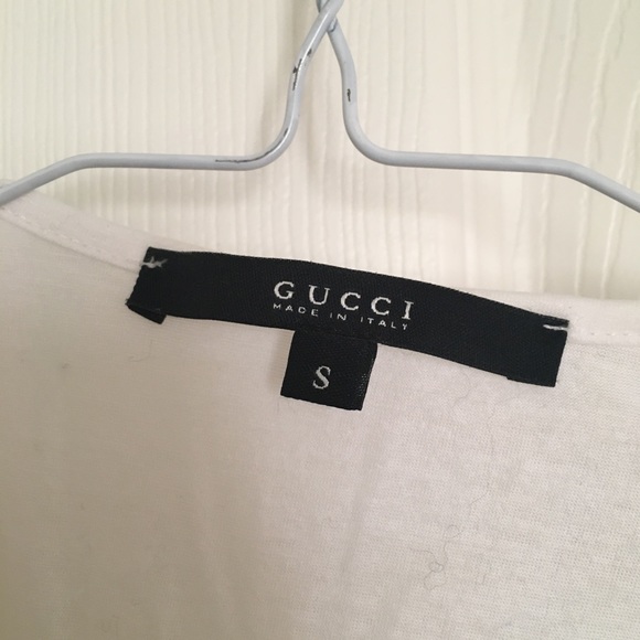 GUCCI White Ruffle Sleeveless Top - Picture 4 of 4